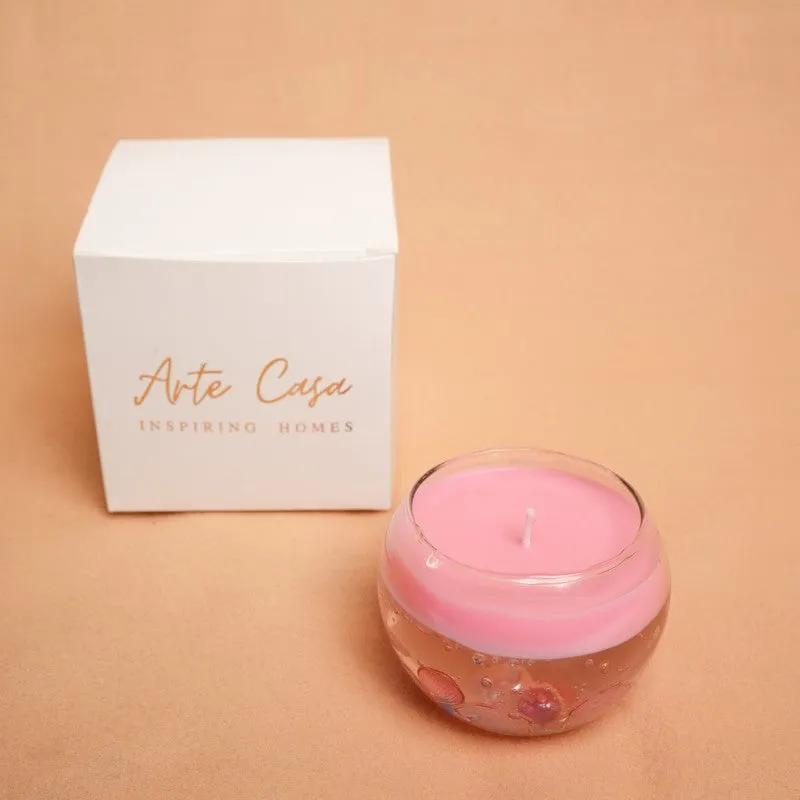 Rose Ember Decorative Candle - Pink media 6