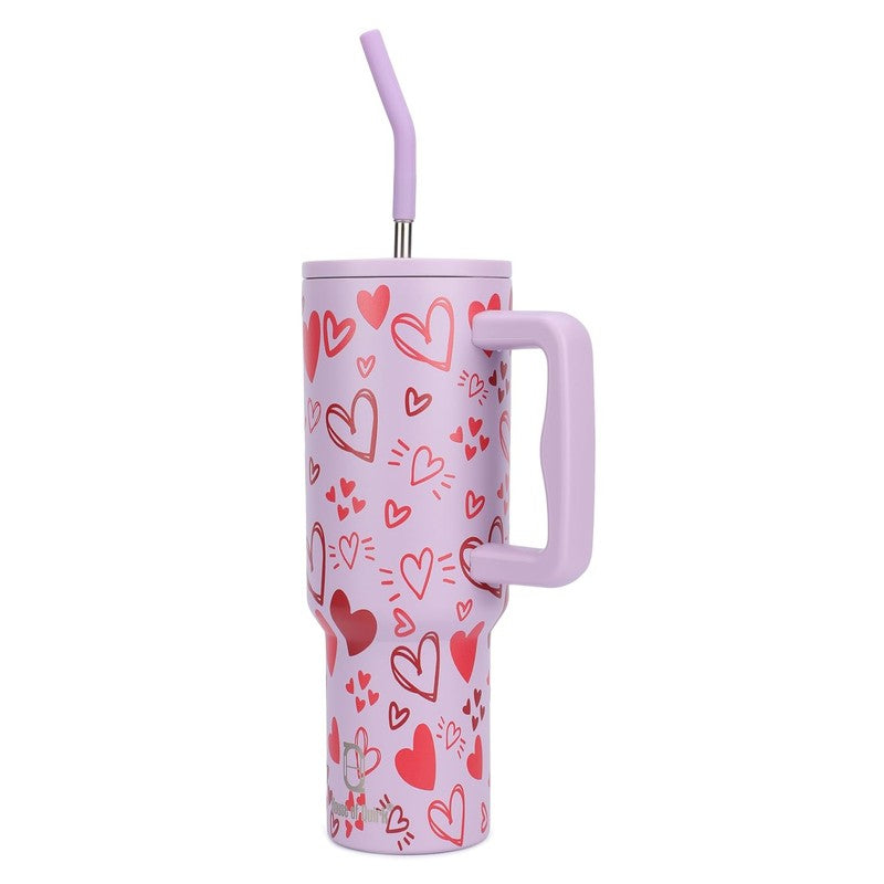 Amour Heart Stainless Steel Tumbler - 1200 ML media 6