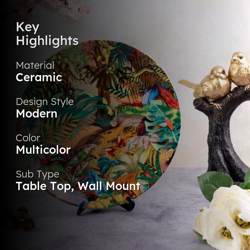 Tropical Lush Decorative Plate media 2