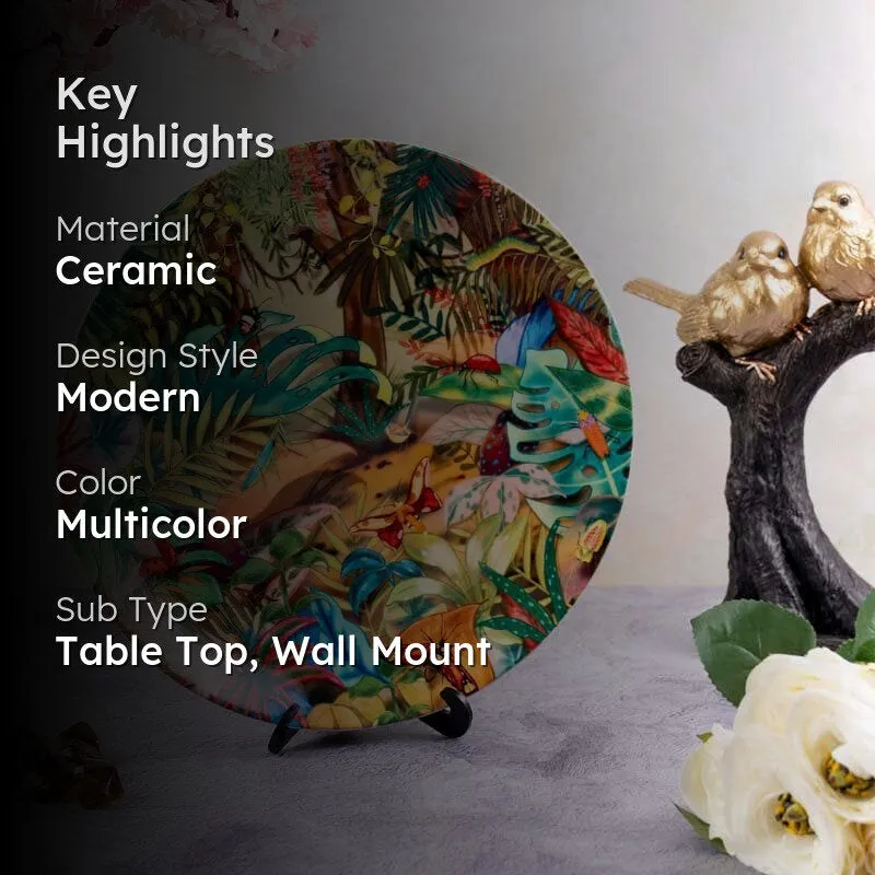 Tropical Lush Decorative Plate media 2