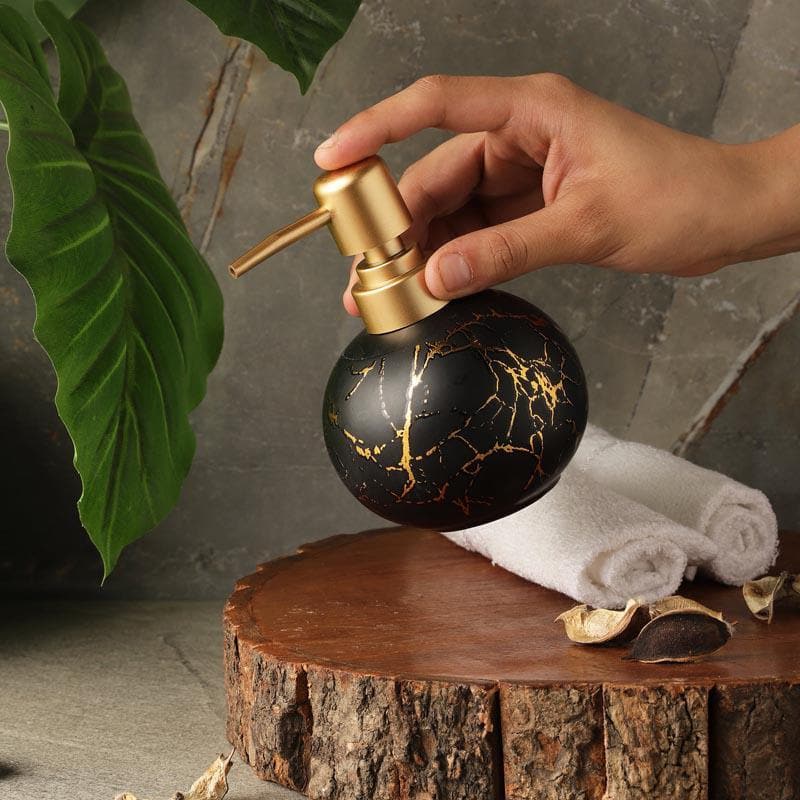 Siroqa Round Soap Dispenser - Black media 3