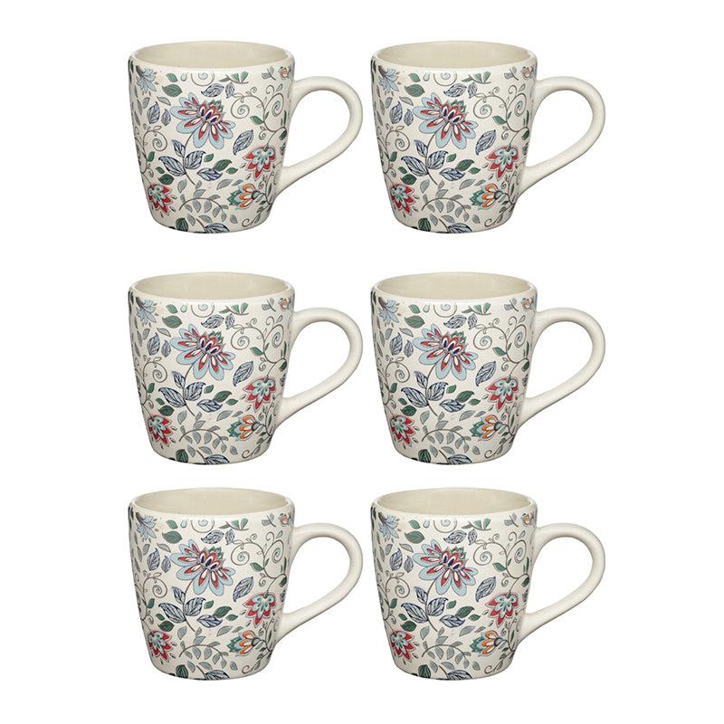 Exora Ceramic Tea Cup (220 mL Each) -  Set of Six media 4