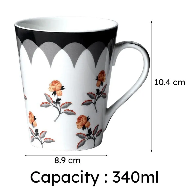 India Bone China Coffee Mug (340 mL Each) - Set Of Two media 7