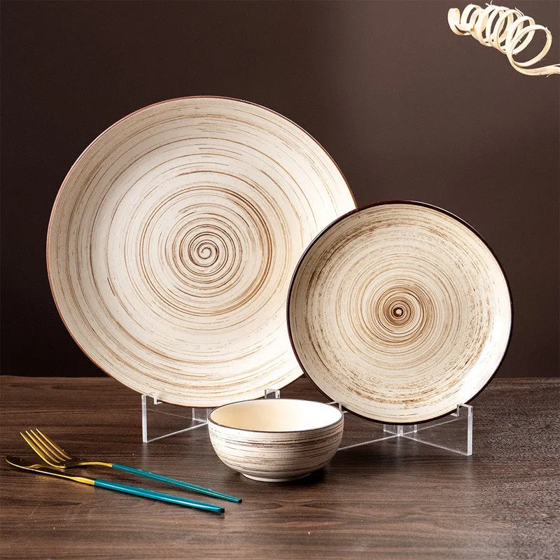 Cream Ceramic Dinner Set - 18 Piece Set media 3