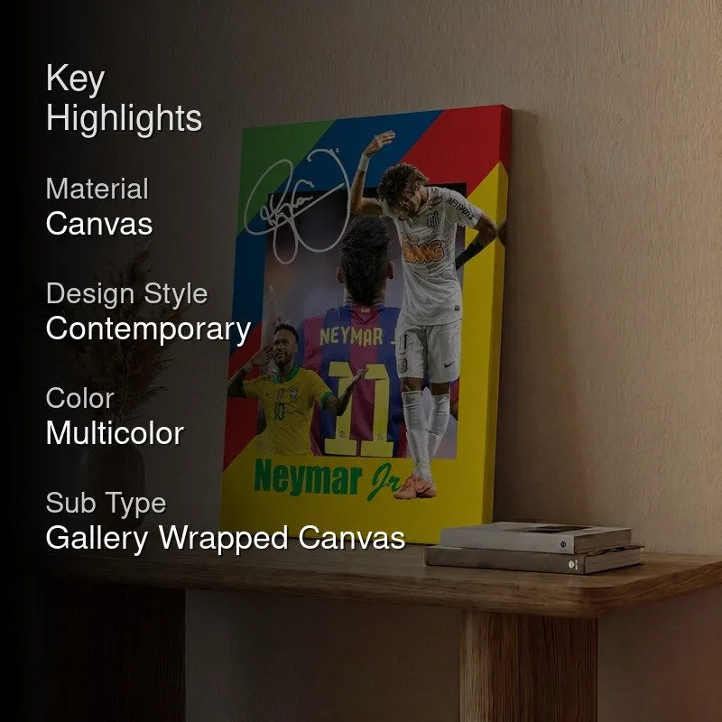 Neymar Jr Canvas Wall Art media 2