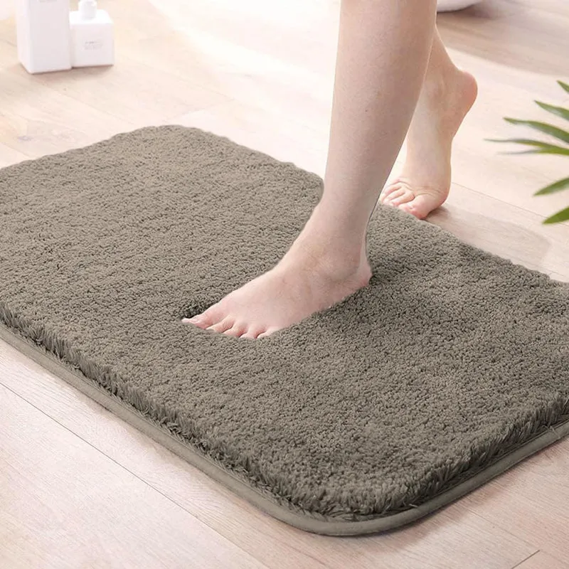 Vegas Luxe Bath Mat - Taupe media 1