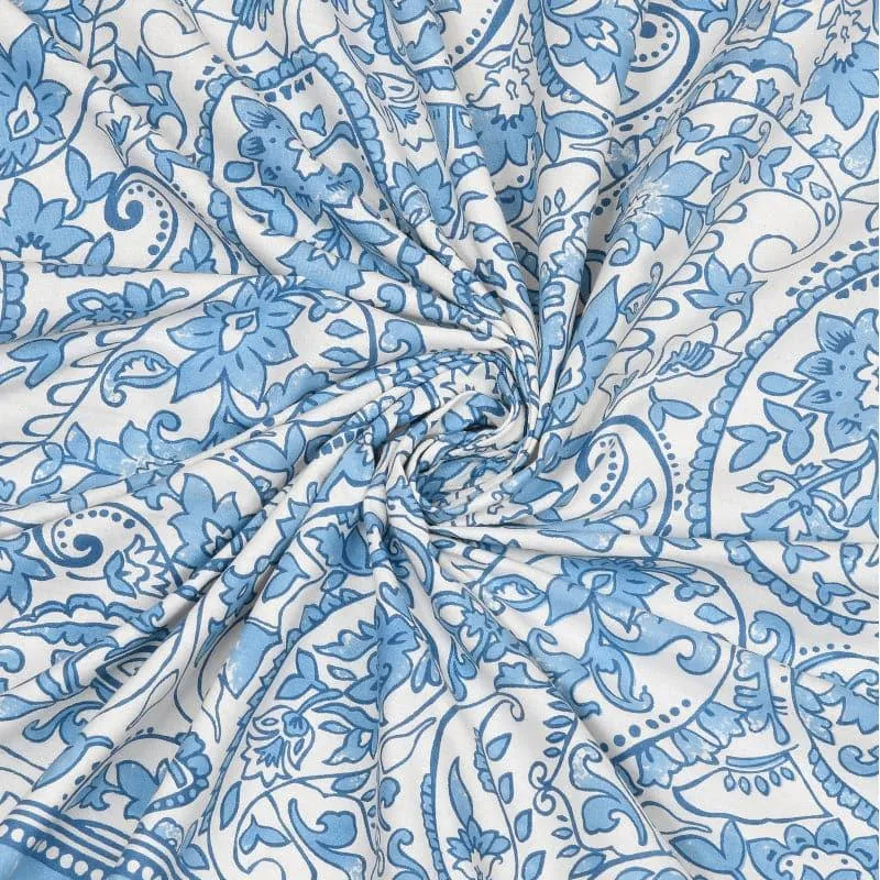 Davinsa Ethnic Cotton Bedsheet - 124 TC media 4
