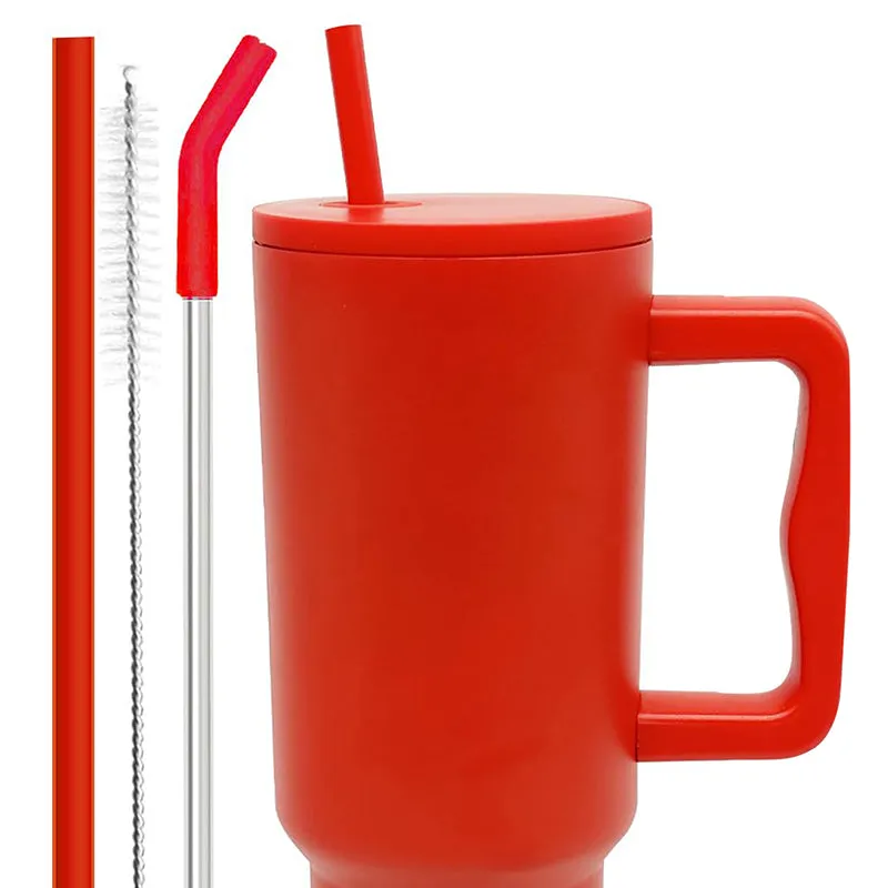 Hydra Boost Stainless Steel Tumbler (1200 ML) - Red media 7