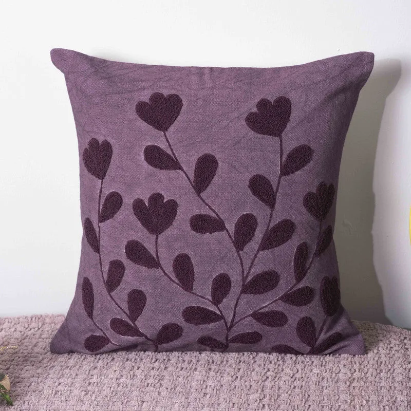 Deep Flora Cotton Cushion Cover media 3