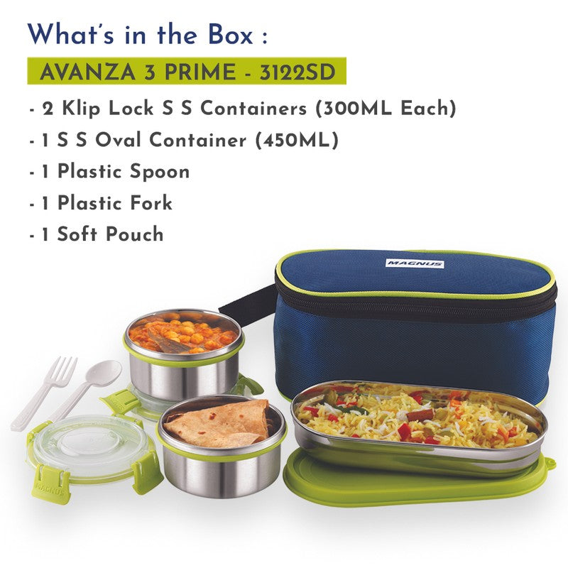 Zenvia Carry Lunch Box with Lunch Bag - Four Piece Set media 5