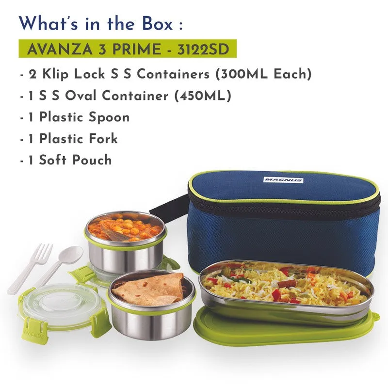 Zenvia Carry Lunch Box with Lunch Bag - Four Piece Set media 5