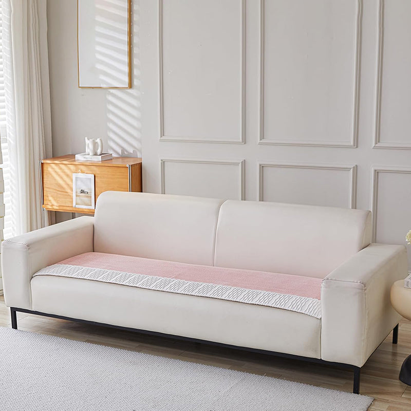Blanco Textured Sofa Mat - Peach media 5