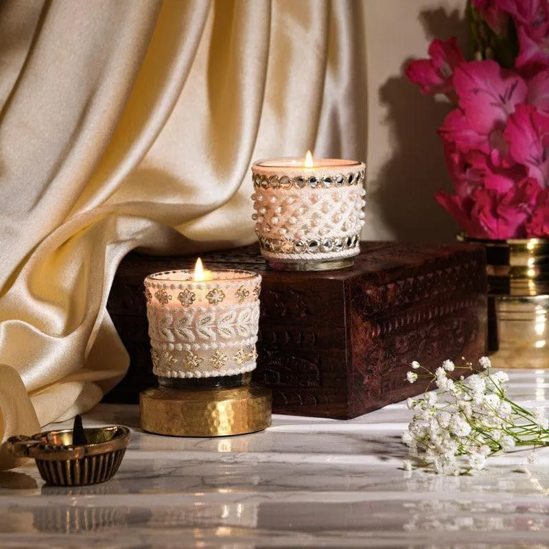 Ibaadat - Set of 2 Votive Candles (Nag Champa and Honey Spice Scented) media 3