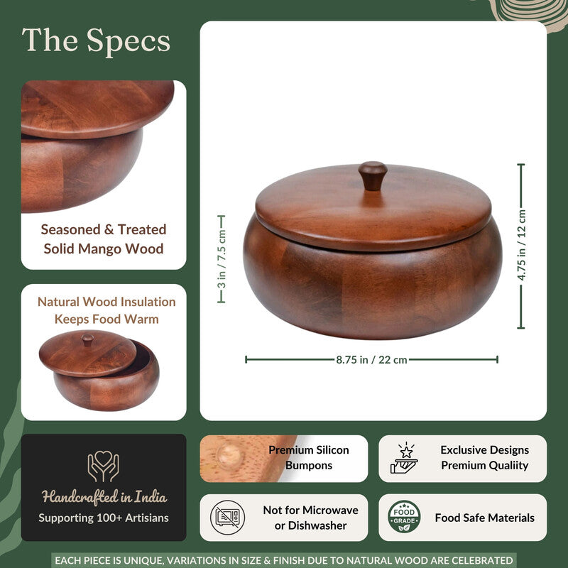 Ila Wooden Roti Box media 7