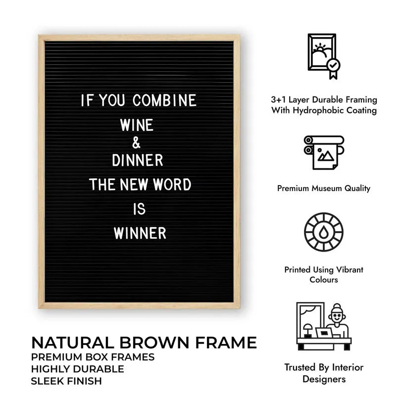 Wine Domination Archival Canvas Wall Art - Brown media 11