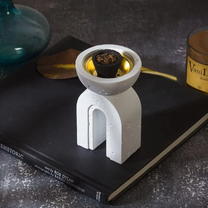 Marta Incense Burner - White media 3
