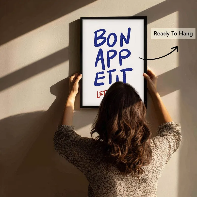 Bonappetit Archival Canvas Wall Art - Black media 6