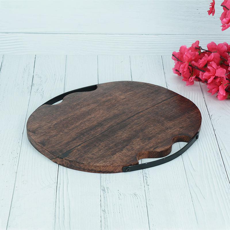 Timber Cut Wood & Iron Chopping Board media 5