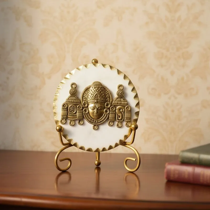 Lakshmi Kripa Marble Showpiece With Stand media 4