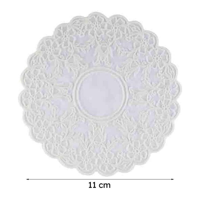 Embroidered French Flower Crochet Coasters - Set Of Four media 5