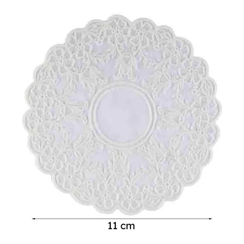 Embroidered French Flower Crochet Coasters - Set Of Four media 5