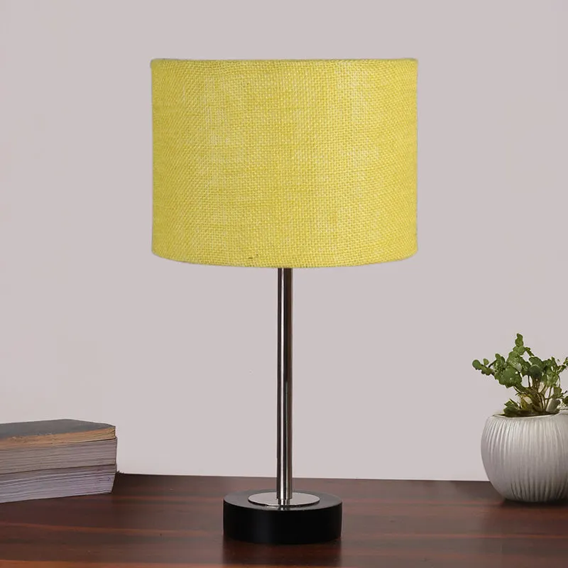 Sienna I Rodin Wooden Table Lamp - Yellow,Silver,Black media 3