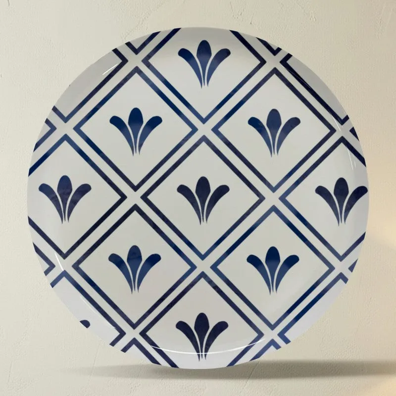 Indigo Weave Metal Wall Plates - Set of Five media 8