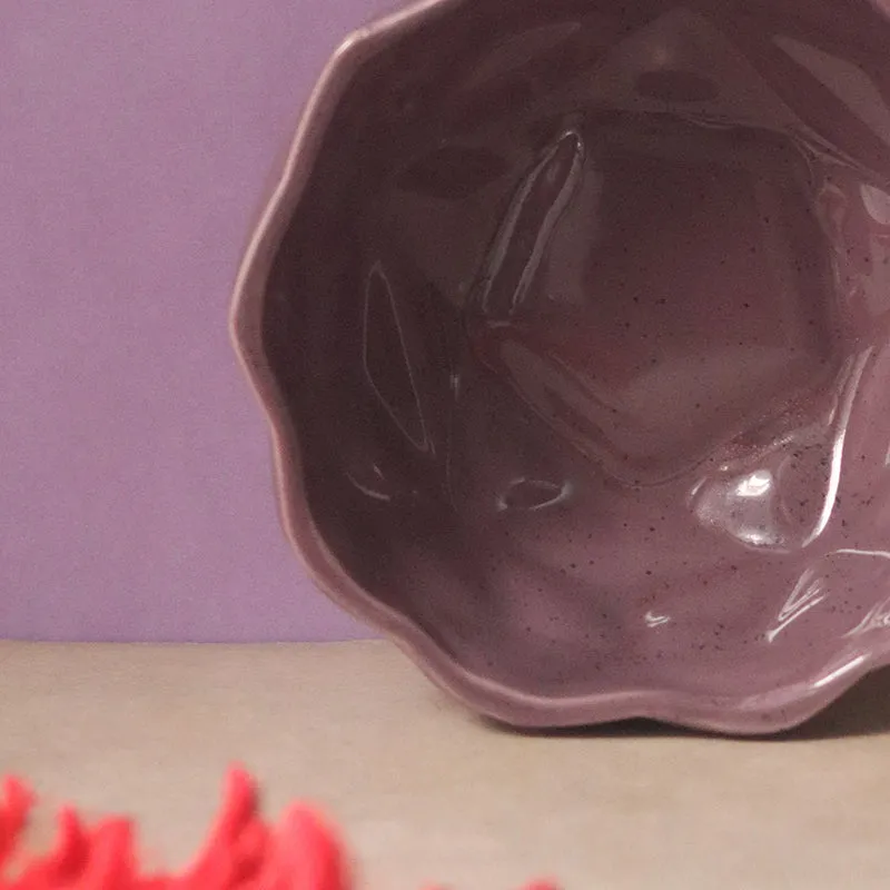Noemi Ceramic Snack Bowl (Purple) - 300 mL media 5