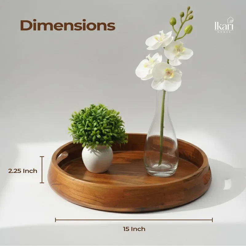 ServeCircle Acacia Wood Serving Tray media 15