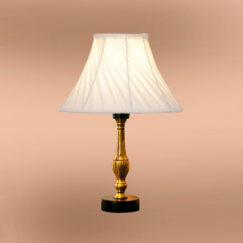 Aurelo Alyn Wooden Table Lamp - OffWhite media 6