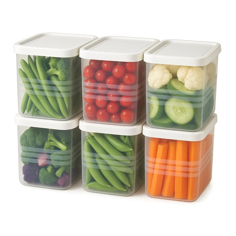 Plastic Containers with Lid (250 mL Each) - Set Of Six media 4