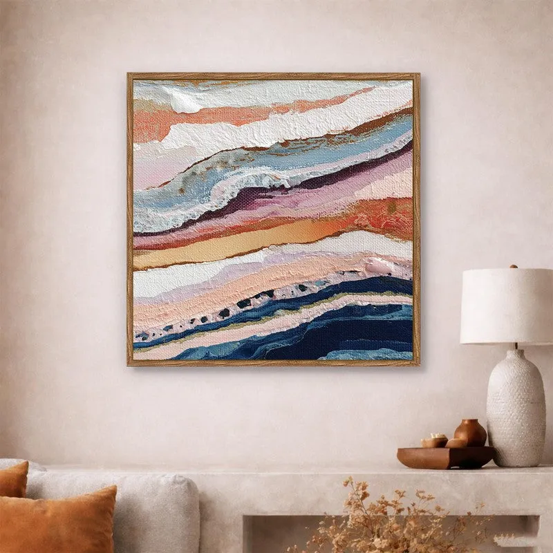 Dreamy Horizon Canvas Wall Art With Frame media 4