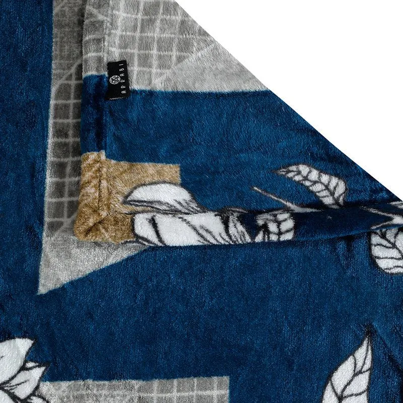 Mohaka Floral Fleece Bedsheet - 280 GSM media 7