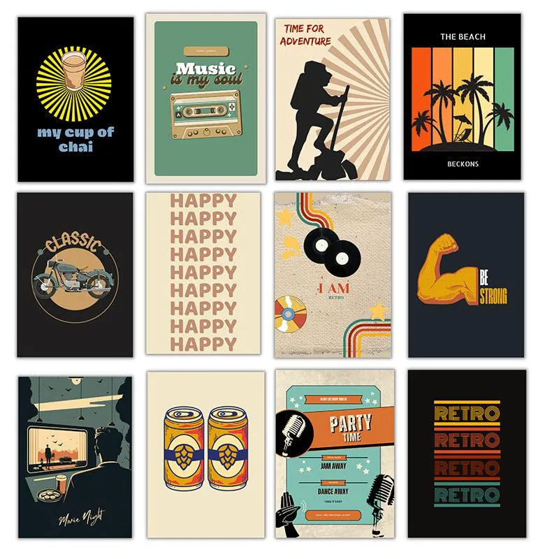 Retro Ramp Wall Poster - Set Of Twelve media 3