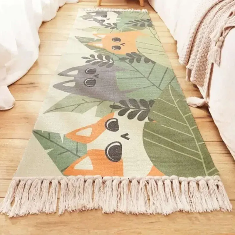 Purrr Posh Cotton Runner Rug media 1
