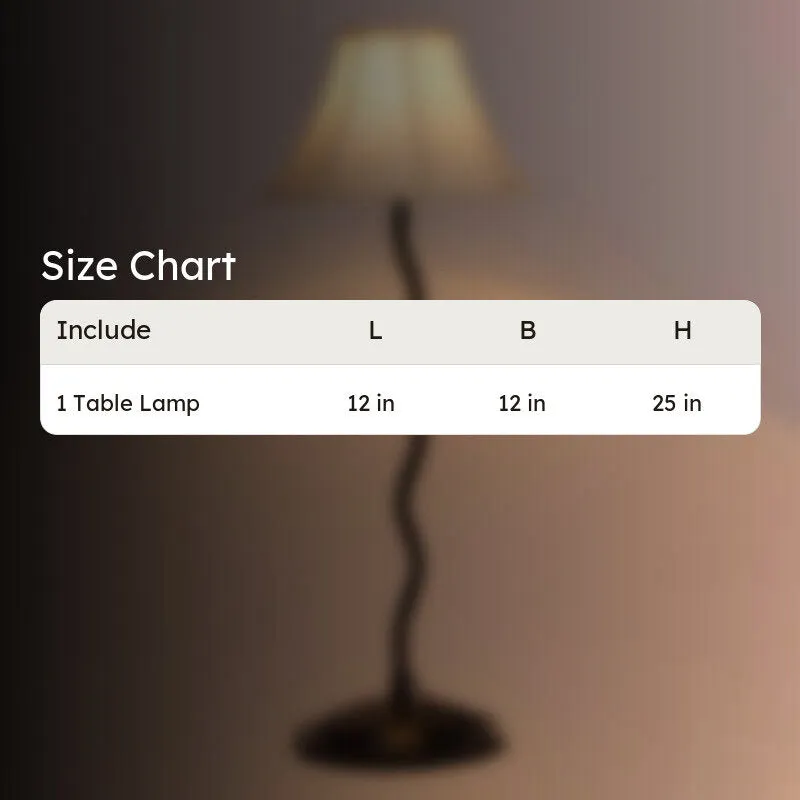 Lunalynx Cotton Table Lamp With Iron Base - White media 8