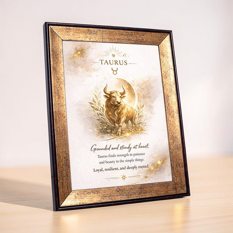 Taurus Zodiac Photo Frame media 6