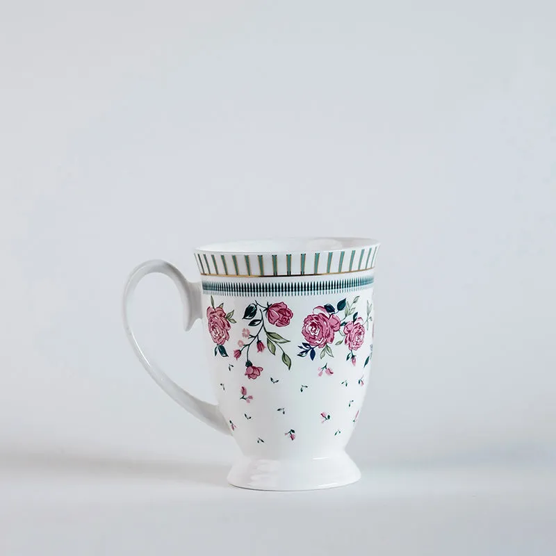 Magique: Portrait of a Rose Bone China Coffee Mug - 250 mL media 4
