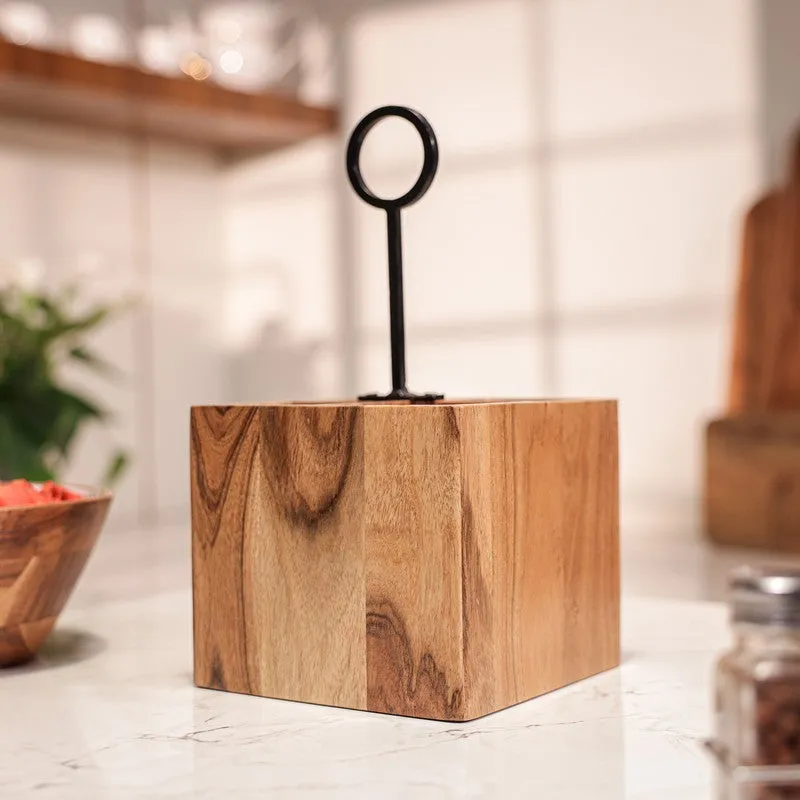 Handcrafted Wooden Cutlery Stand media 6