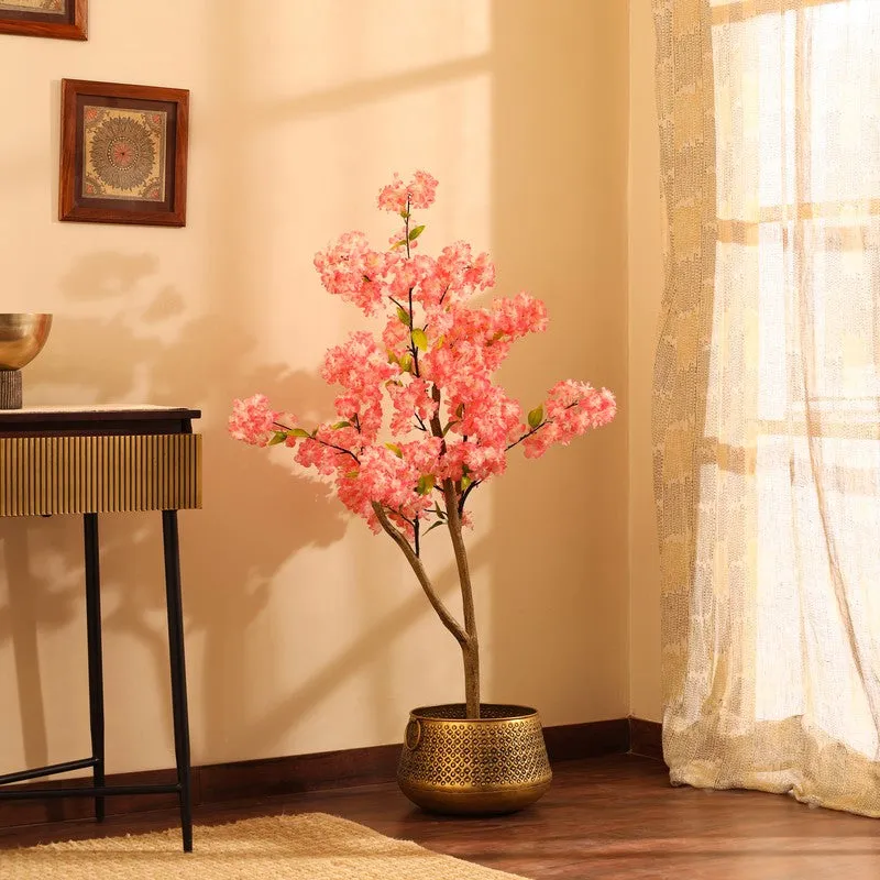 Artificial Cherry Blossom Plant With Pot - 4.2 ft media 5