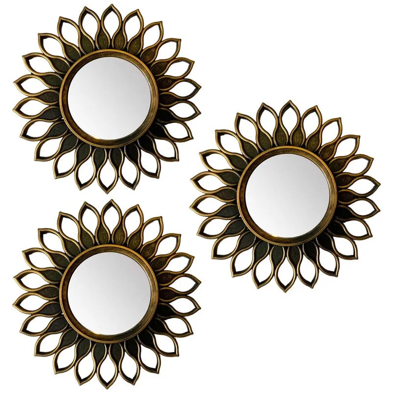 Sun Halo Acrylic Wall Mirrors - Set Of Three media 3