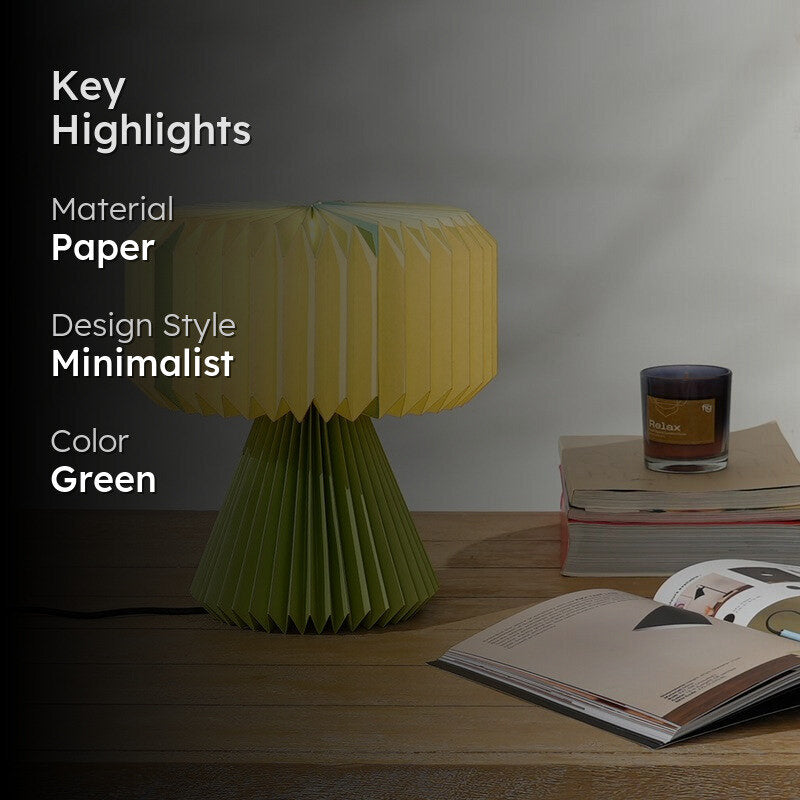 Fig Living Ori Aurora Skies Table Lamp - Green media 2