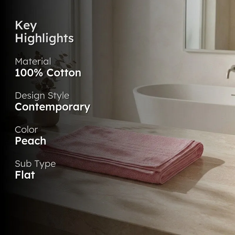 Monte Carlo Dry Nest Pure Cotton Bath Towel - Peach media 2