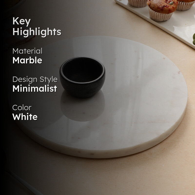 Slabique Marble Serving Platter media 2