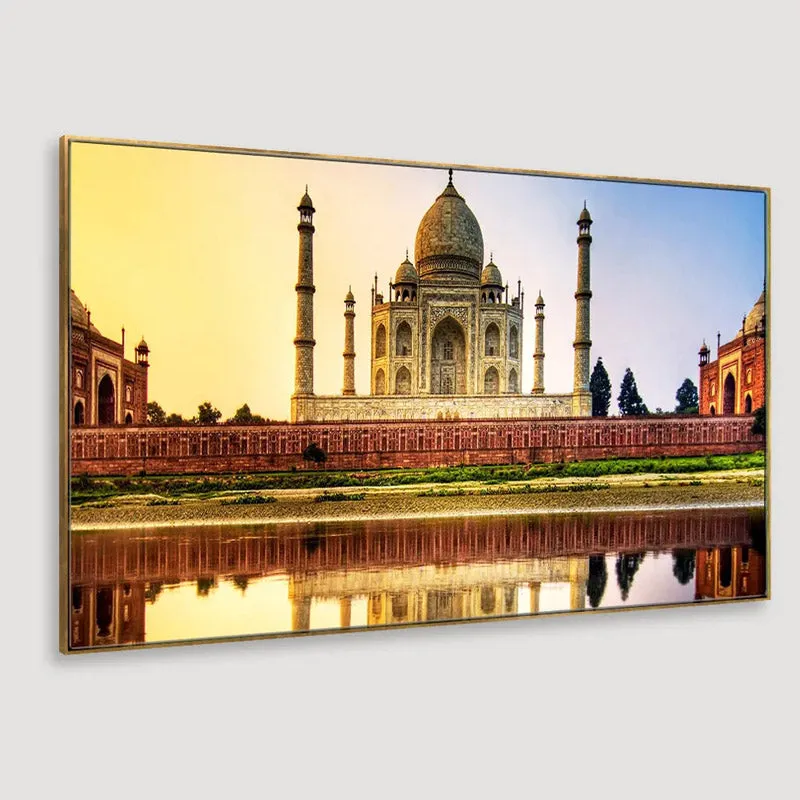 Agra Taj Mahal Canvas Wall Painting media 4