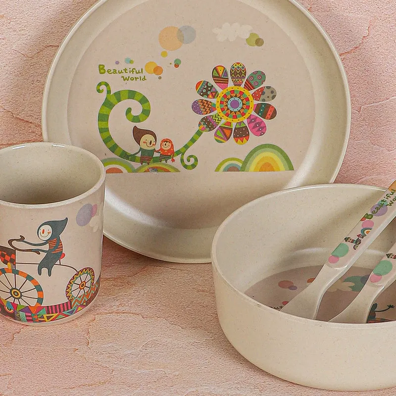 Migica World Kids Dinner Set - Five Piece Set media 6