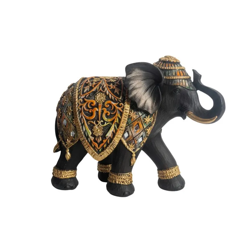 Imperial Elephant Resin Showpiece media 4