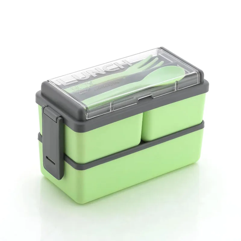 Disto Kids Lunch Box (1400 ML) - Green & Grey media 6