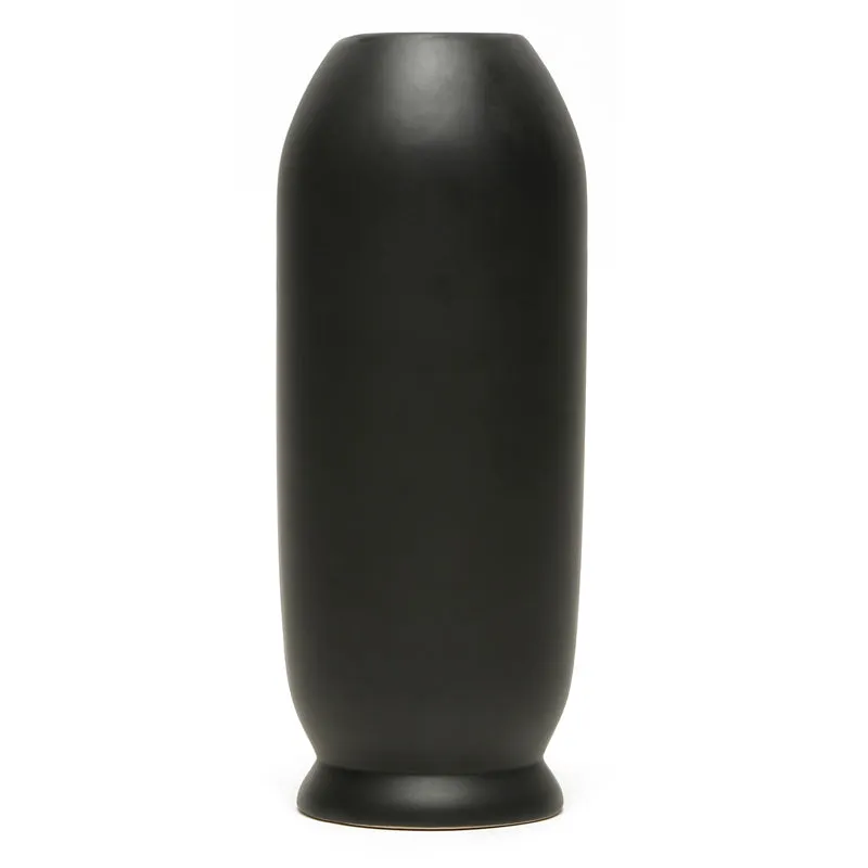 Straight Face Vase - Black media 6