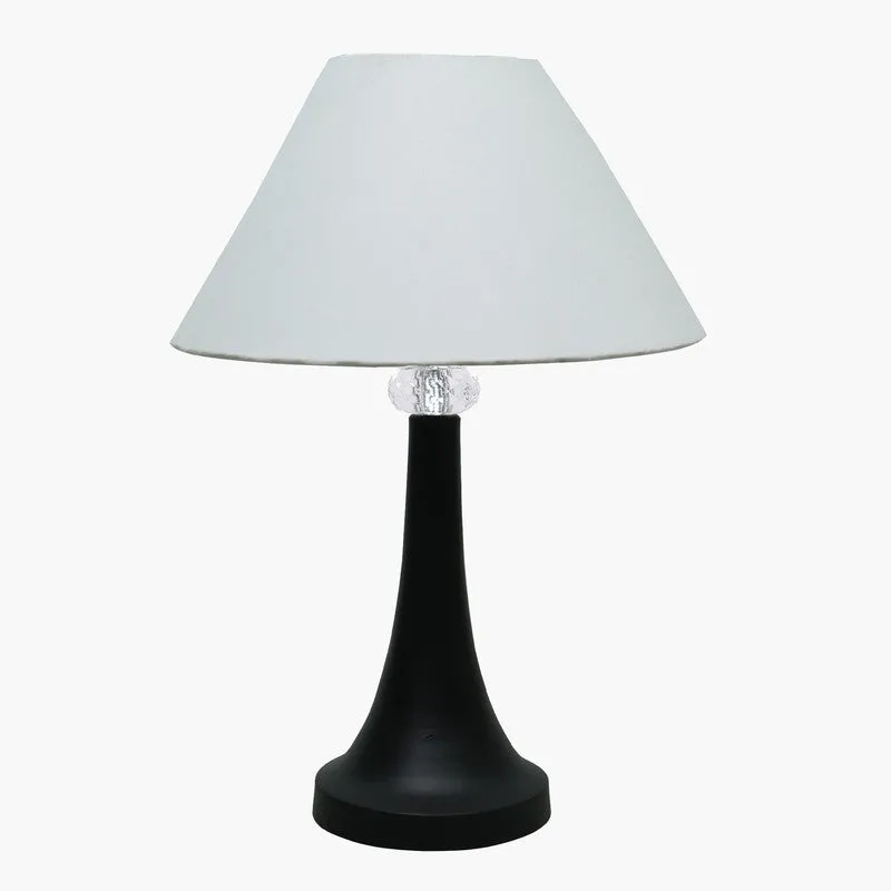 Knox Fabric Table Lamp - White,Black media 3